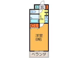 小阪パ－ム・コ－トの物件間取画像